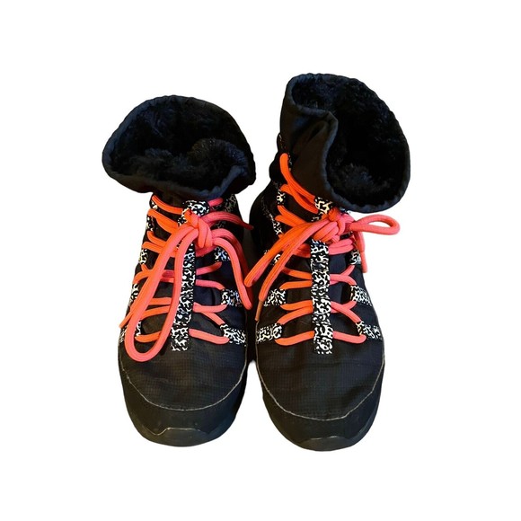 Nike Rosherun Sneakerboots GS Black Hyper Punch 654492-002 Size 3.5Y Roshe Run - Picture 4 of 8